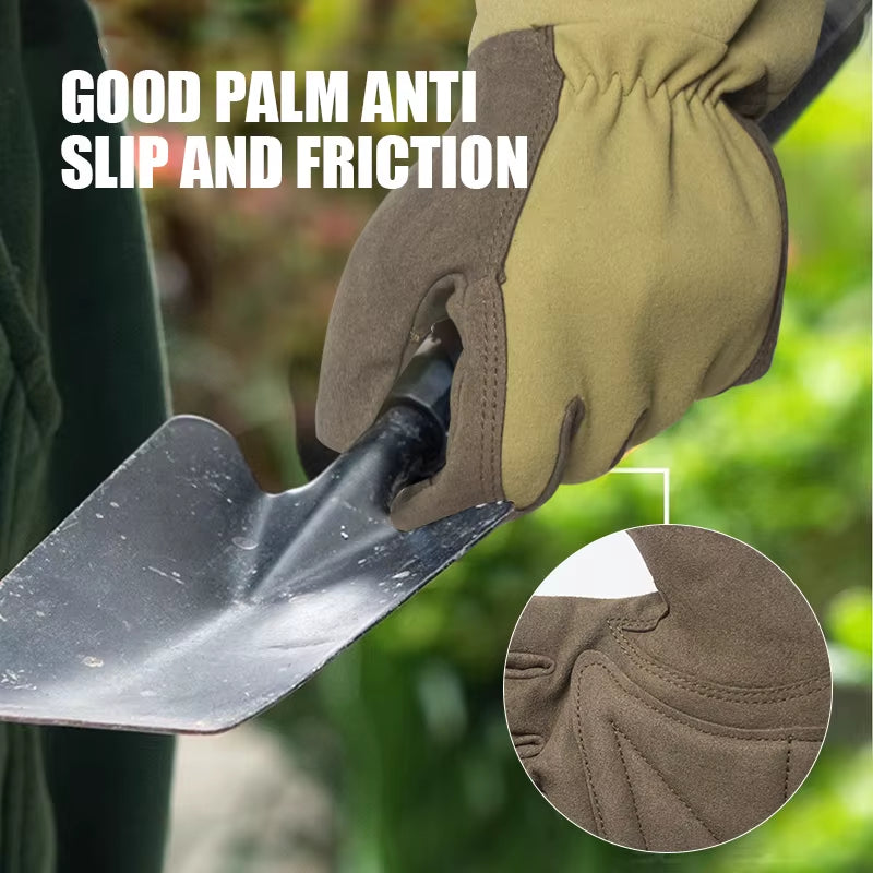 1 Pair Long Gardening Gloves Thorn Proof Garden Gloves Rose Pruning Yard Breathable Work Gloves for Digging, Planting,Pruning