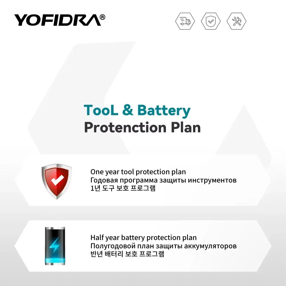 8 Inch Brushless Electric Chainsaw Cordless Efficient Rechargeable Garden Woodworking Cutting Power Tools for Makita 18V Battery