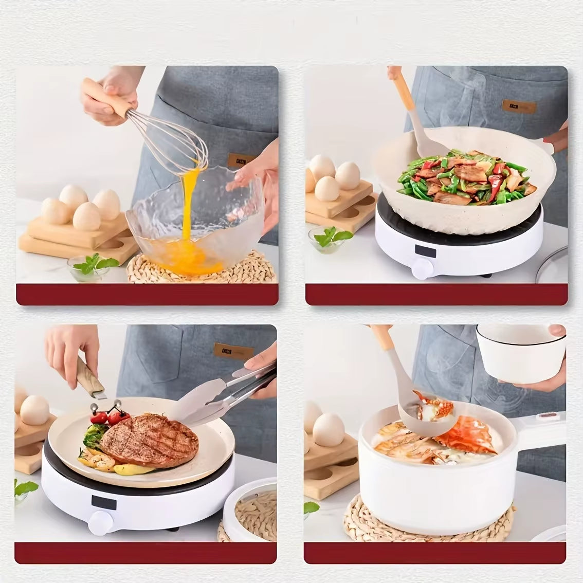 1 Set Kitchen Utensil Set, Silicone Cookware Set, 12Pcs Silicone Kitchen Utensil Set, Wooden Cooking Utensils, Kitchen Gadgets,