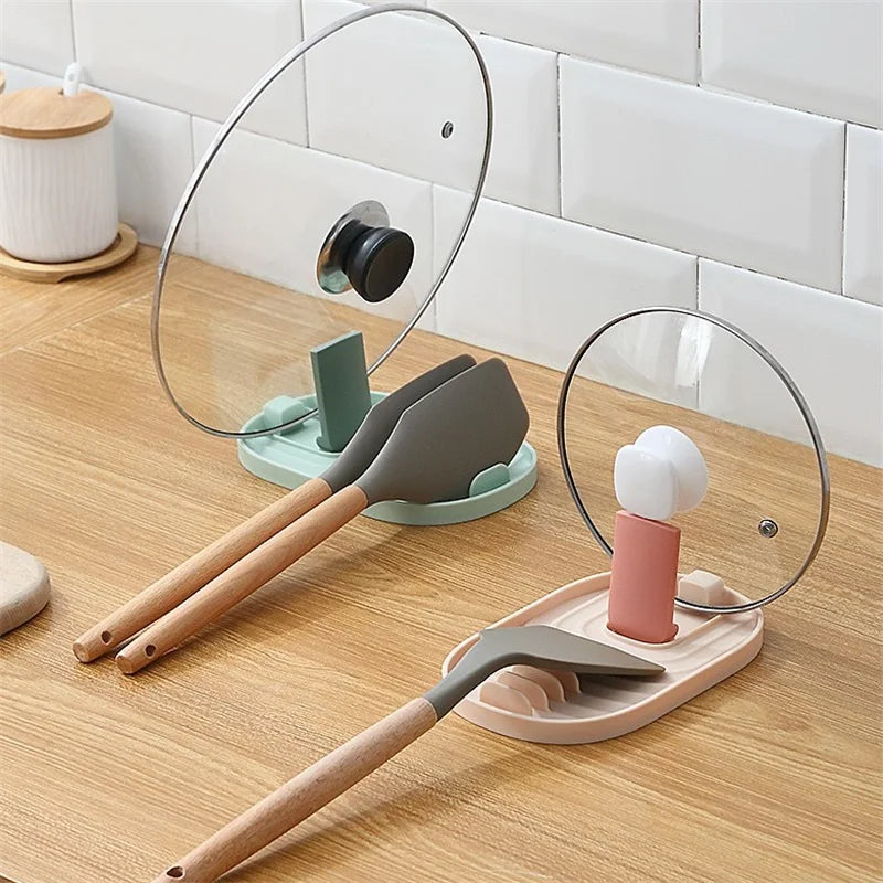 Plastic Spoon Holder Kitchen Cooking Tools Kitchen Spoon Utensil Heat Resistant Storage Shelves Kitchen Accessories