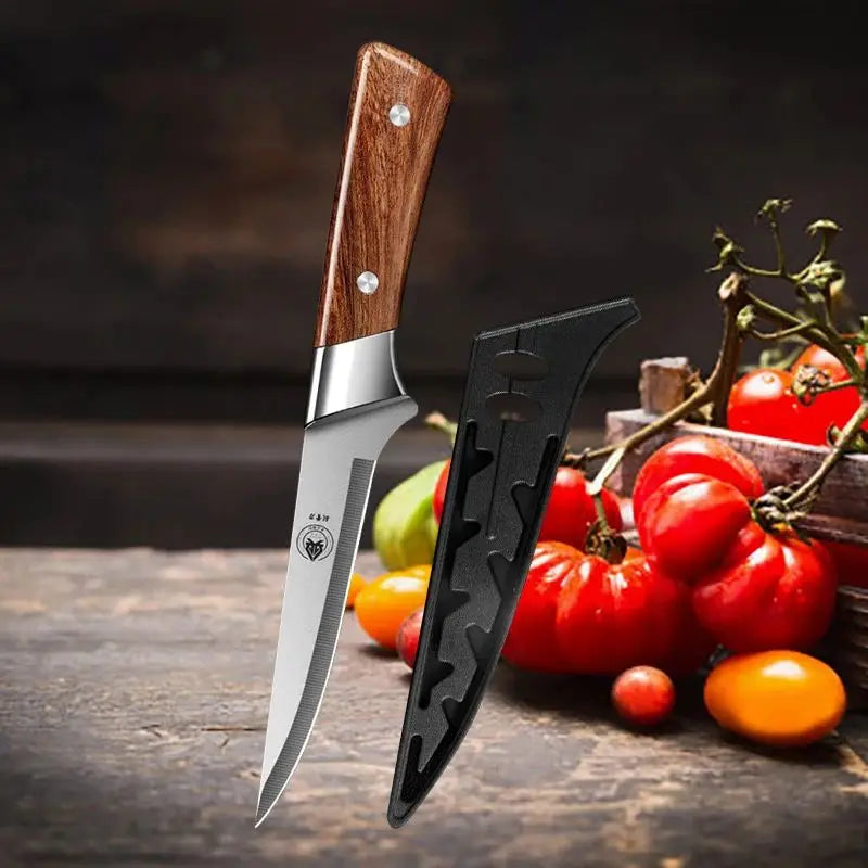 Fine Meat Cleaver, Butcher Knife, Boning Knife, Meat Cleaver, with Knife Set, Commercial Boning Knife