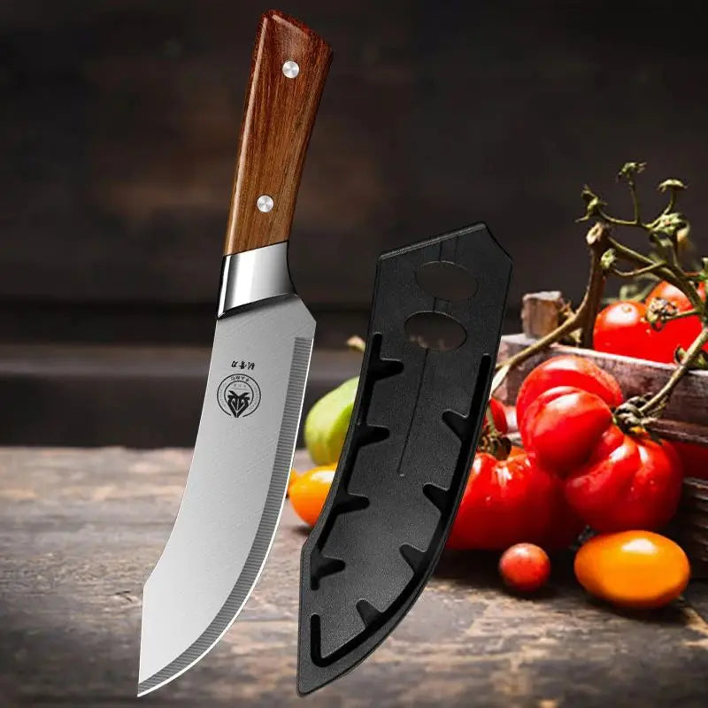 Fine Meat Cleaver, Butcher Knife, Boning Knife, Meat Cleaver, with Knife Set, Commercial Boning Knife