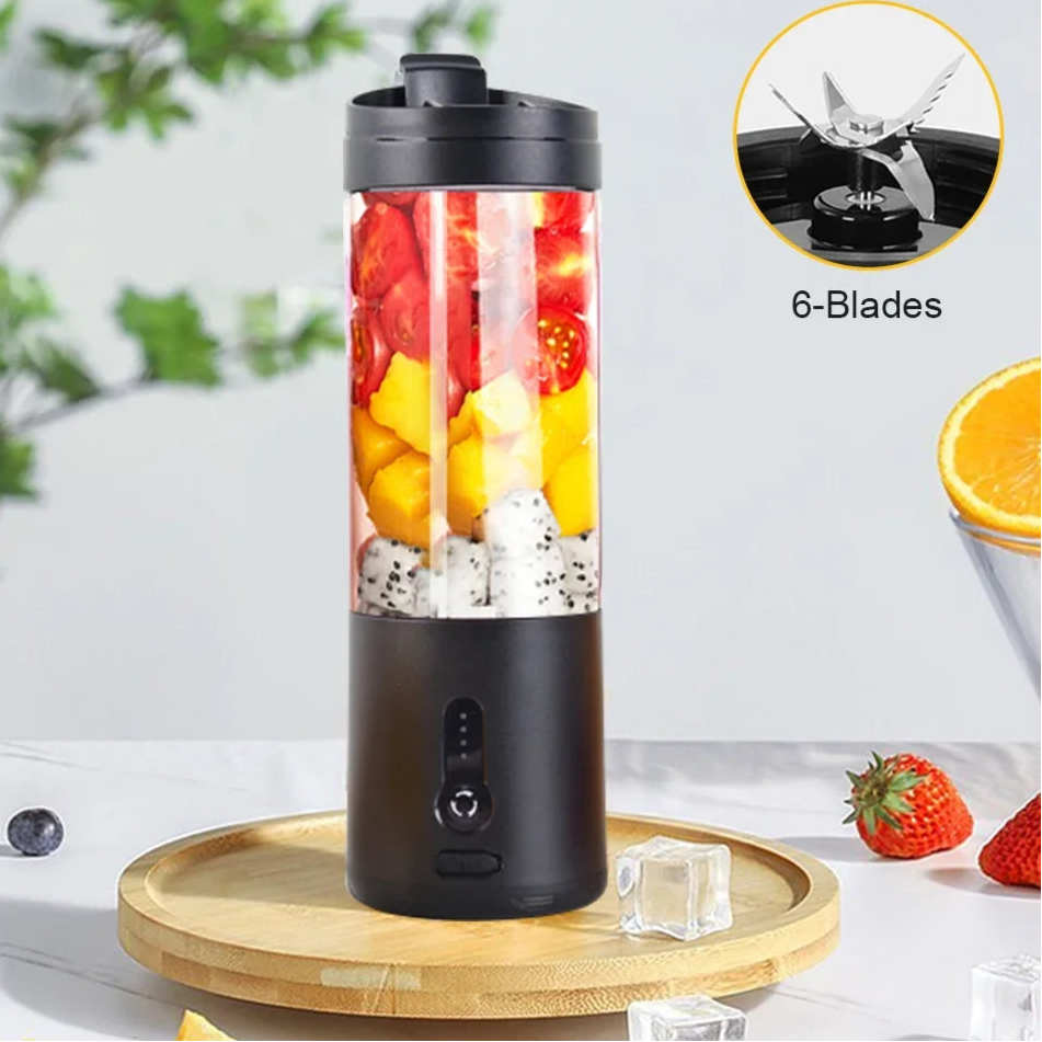Mini Portable Blender Fruit Juicer Smoothie Orange Fresh Juice Blender Multifunction Rechargeable Portable Bottle Mixer